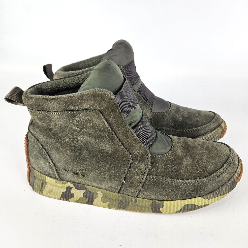 Sorel Out N About Plus Women's Size 6.5 Boots Mid Waterproof Alpine Tundra Camo
